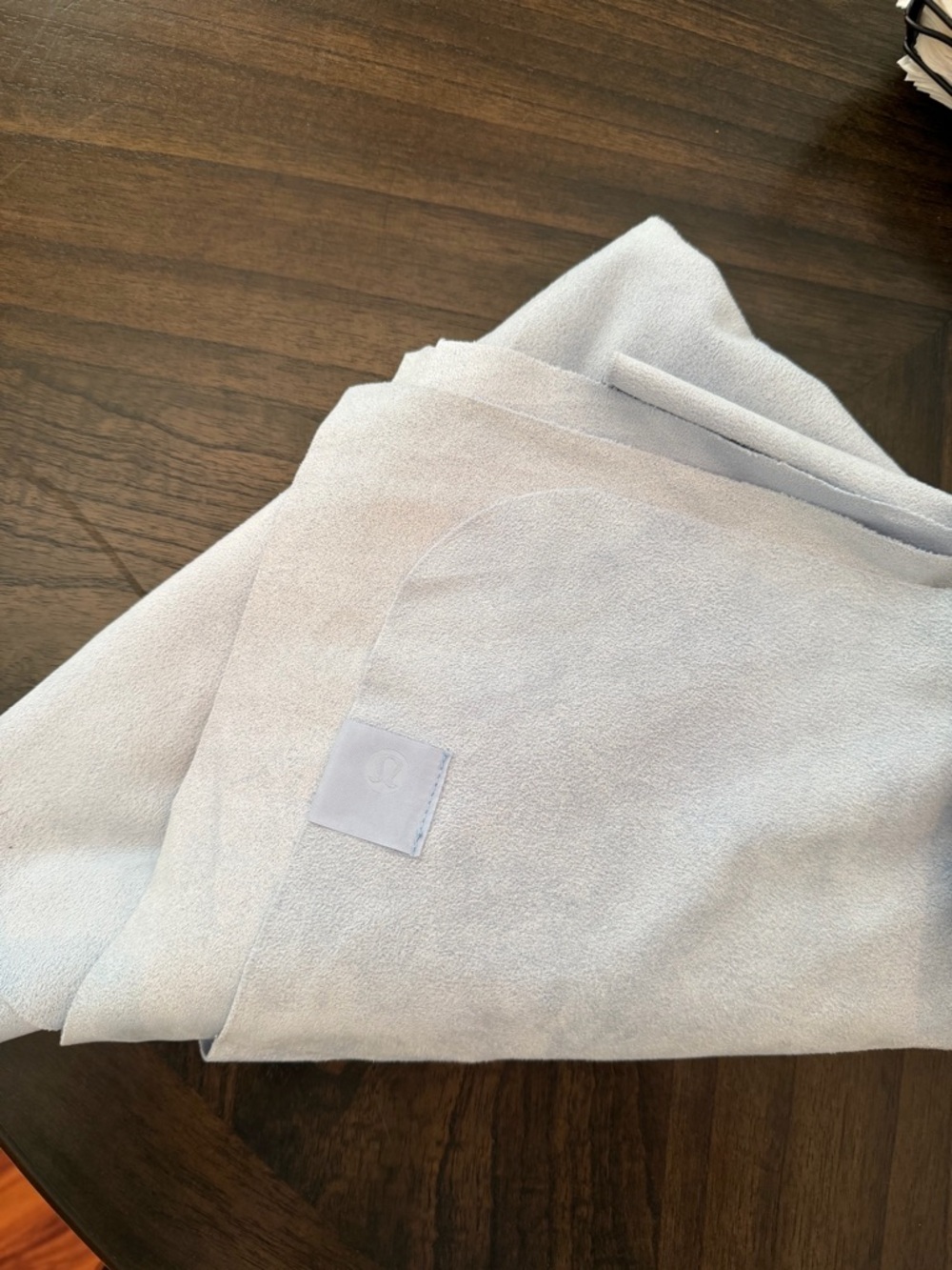 Lululemon Light blue yoga mat towel